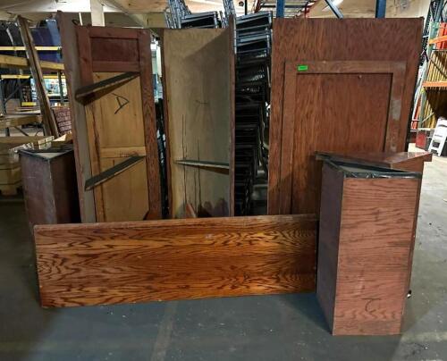 ASSORTED WOODEN BAR PIECES