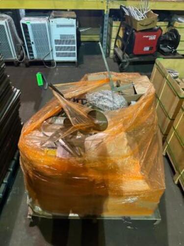 PALLET OF MATERIAL TO REPAIR TENTS