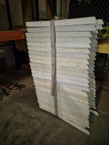 25 - White Resin Folding chairs with white pad #428