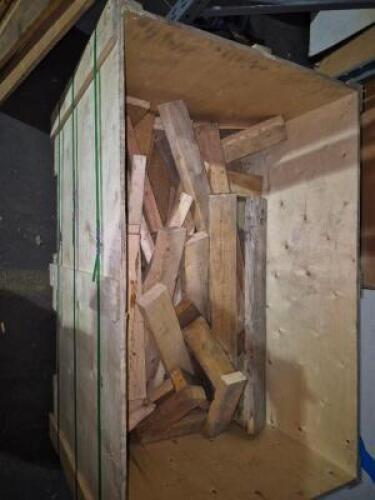 1 - Box of wood various sizes #795