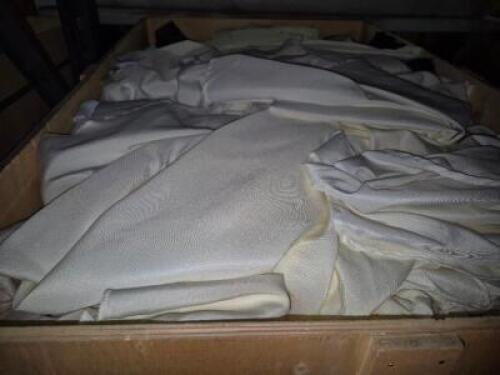 1 - Box of damage and/or stained linen white #880
