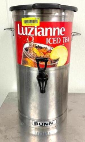 STAINLESS ICE TEA DECANTER W/ LID