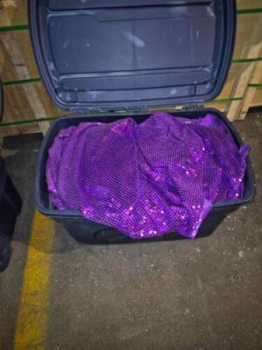 1 - Tote full of Purple fabric #939