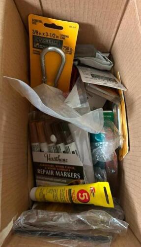 BOX OF ASSORTED HARDWARE