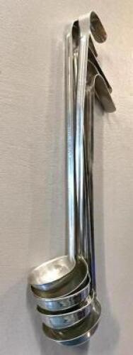 (5) ASSORTED STAINLESS LADLES