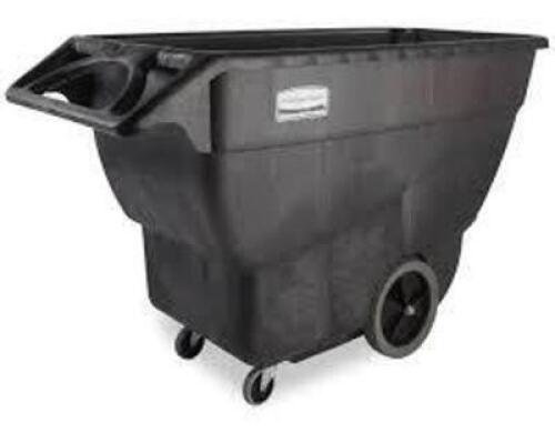 DESCRIPTION: (1) TRASH CART/TILT TRUCK BRAND/MODEL: RUBBERMAID #FG101100BLA INFORMATION: BLACK, STRUCTURAL FOAM, HARD PLASTIC SIZE: 600 LB CAPACITY RE