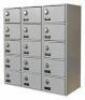 DESCRIPTION: (1) CELL PHONE LOCKER BRAND/MODEL: HALLOWELL #30LW06 INFORMATION: STEEL, 15 LOCKERS, 5 TIERS, 3 WIDE SIZE: 27" X 12" X 30-1/2" RETAIL$: $
