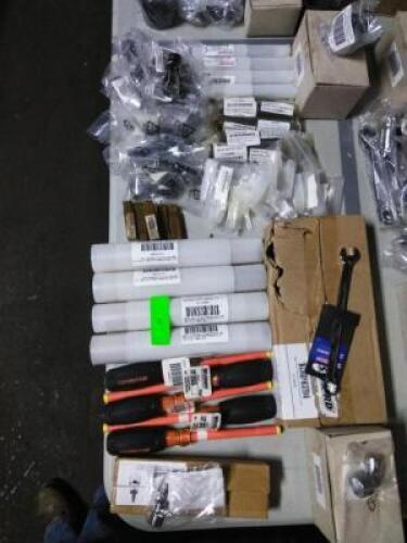 DESCRIPTION: (1) TABLE OF MISC HAND TOOLS BRAND/MODEL: MANY INFORMATION: SEE INSPECTION QTY: 1