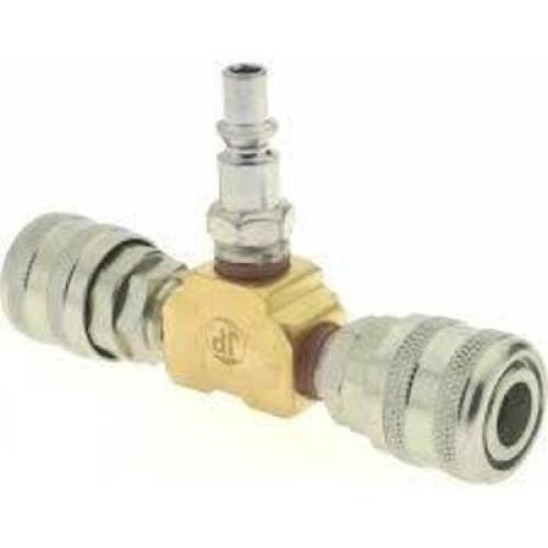 DESCRIPTION: (1) COUPLER TEE, MANIFOLD BRAND/MODEL: JUPITER PNEUMATICS #03617123 SIZE: 1/4 RETAIL$: $36.32 EA QTY: 1