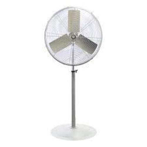 DESCRIPTION: (1) PEDESTAL FAN BRAND/MODEL: T.P.I. INDUSTRIAL #ACU 24-P INFORMATION: WHITE, 120 V SIZE: 24" RETAIL$: $445.44 EA QTY: 1