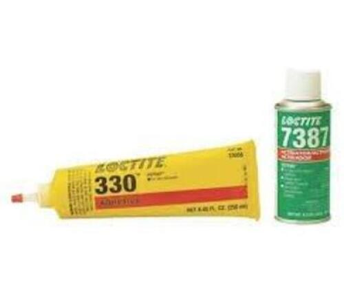 DESCRIPTION: (5) BOTTLES OF INSTANT ADHESIVE BRAND/MODEL: LOCTITE #330 SIZE: 250 ML RETAIL$: $107.99 EA QTY: 5