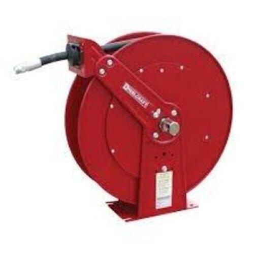 DESCRIPTION: (1) PREMIUM DUTY PRESSURE WASHER HOSE REEL BRAND/MODEL: REELCRAFT #PW81100 INFORMATION: RED SIZE: 3/8" X 100' RETAIL$: $1227.00 EA QTY: 1