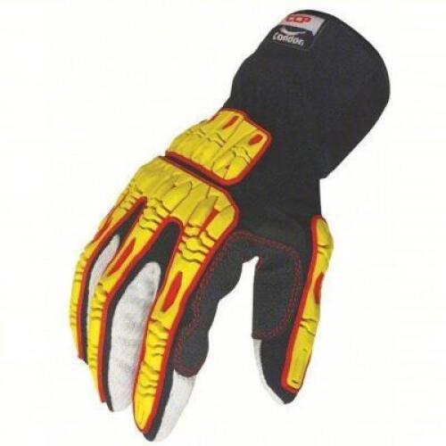 DESCRIPTION: (4) PAIRS OF MECHANICS GLOVES BRAND/MODEL: CONDOR #53GM96 INFORMATION: COTTON/POLYMER, BLACK/ YELLOW, UNCOATED PALM, BLACK SIZE: XXXL RET