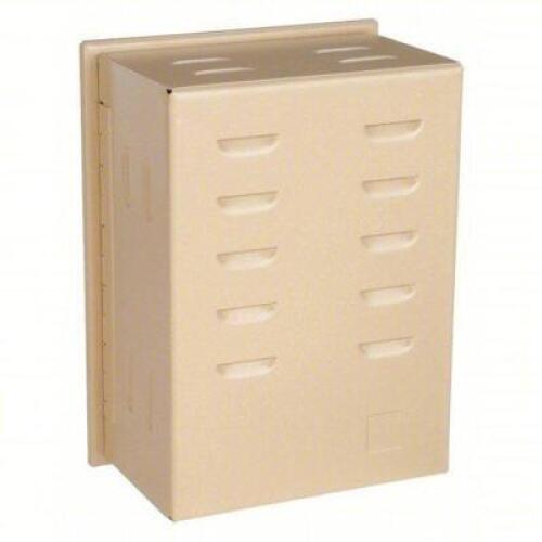 DESCRIPTION: (1) UNIVERSAL THERMOSTAT GUARD BRAND/MODEL: PRODUCT NUMBER #13J043 INFORMATION: HINGED, BEIGE, RING BASE, SOLID BASE, SINGLE WALL RETAIL$