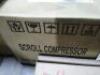 DESCRIPTION: (1) SCROLL COMPRESSOR BRAND/MODEL: HITACHI-JOHNSON #ZS1120X3 RETAIL$: $950.00 EA QTY: 1 - 4