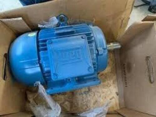 DESCRIPTION: (1) GENERAL PURPOSE MOTOR BRAND/MODEL: WEG #11723875 INFORMATION: 3 PHASE, IRON, 7.5 HP RETAIL$: $954.75 EA QTY: 1