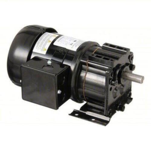 DESCRIPTION: (1) GEAR MOTOR BRAND/MODEL: DAYTON #6Z820 INFORMATION: PARALLEL, SINGLE OUTPUT SHAFT, PSC, TEFC, 60 RPM, 157 IN-LB MAX TORQUE, CW/CCW RET