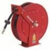 DESCRIPTION: (1) DUAL REEL SPRING RETURN HOSE REEL BRAND/MODEL: REELCRAFT #4NB33 INFORMATION: RED, 1/2 IN MNPT X 1/2 IN MNPT, STEEL SIZE: 50' RETAIL$: