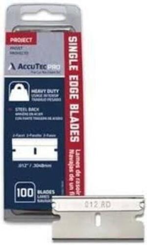 DESCRIPTION: (1) CASE OF (50) BOXES OF (100) SINGLE EDGE BLADES BRAND/MODEL: PARAMOUNT #23059108 INFORMATION: CARBON STEEL, STEEL BLACK, WRAPPED RETAI