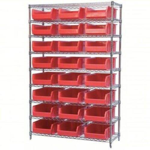 DESCRIPTION: (1) SHELF FOR BIN SHELVINGBRAND/MODEL: AKRO-MILS #10A053INFORMATION: (1) SHELF ONLY, NO BINS INCLUDEDQTY: 1