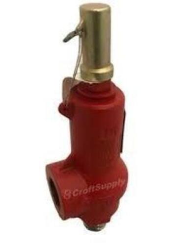 DESCRIPTION: (3) PRESSURE VALVE BRAND/MODEL: TAYLOR VALVE #8200 INFORMATION: CARBON STEEL SIZE: 1" INLET, 1-1/2" OUTLET RETAIL$: $208.00 EA QTY: 3