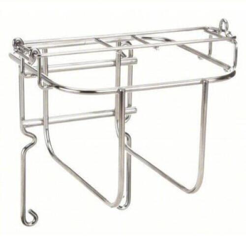 DESCRIPTION: (2) LOCKABLE WALL MOUNT BRACKET BRAND/MODEL: COVIDIEN #3UTF6 INFORMATION: SILVER SIZE: 5IN OVERALL RETAIL$: $39.90 EA QTY: 2