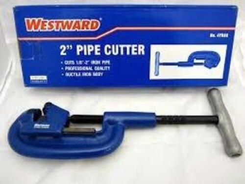 DESCRIPTION: (2) PIPE CUTTER BRAND/MODEL: WESTWARD #4YR88 SIZE: ALUMINUM/BRASS/COPPER/STEEL, 1/2 IN TO 2 IN CUTTING CAPACITY RETAIL$: $127.37 EA QTY: