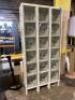 DESCRIPTION: (1) SAFETY-VIEW LOCKER BRAND/MODEL: HALLOWELL/USVP3228-6A INFORMATION: TAN/18-OPENING/SCRATCH-RESISTANT RETAIL$: 2,317.13 SIZE: 78"H X 36 - 2