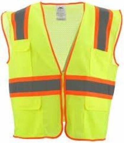 DESCRIPTION: (1) CASE OF (50) TRAFFIC VESTS BRAND/MODEL: CONDOR #491R74 INFORMATION: YELLOW SIZE: LARGE RETAIL$: $96.00 EA QTY: 1