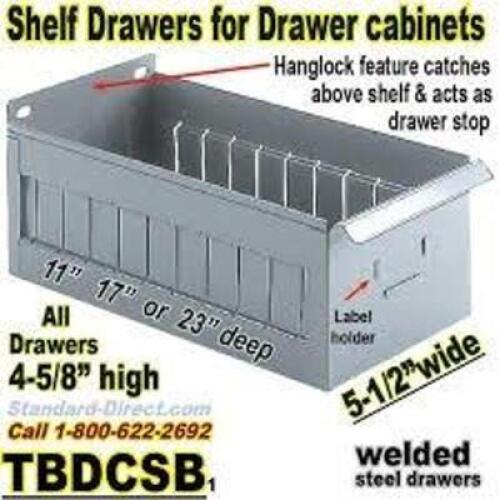DESCRIPTION: (1) CASE OF (6) DRAWERS AND DIVIDERSBRAND/MODEL: #B12SIZE: 5.5" X 17" X 4.6"QTY: 1