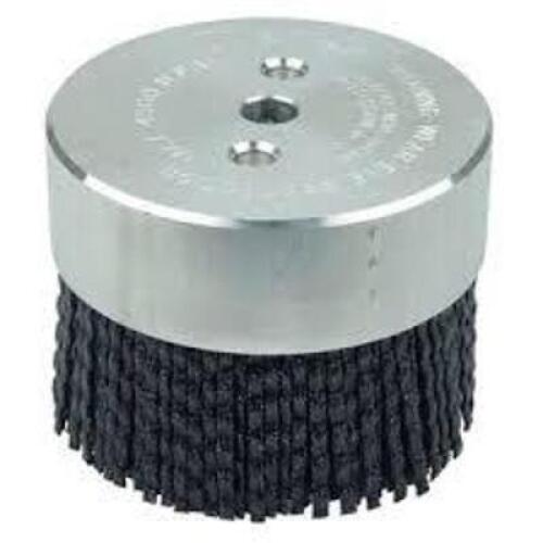 DESCRIPTION: (5) KNOT CUP BRUSH BRAND/MODEL: WEILER #3H593 INFORMATION: TWISTED STEEL SIZE: 6 IN DIA, 0.014 IN FILL DIA, 5/8"-11 ARBOR RETAIL$: $185.0