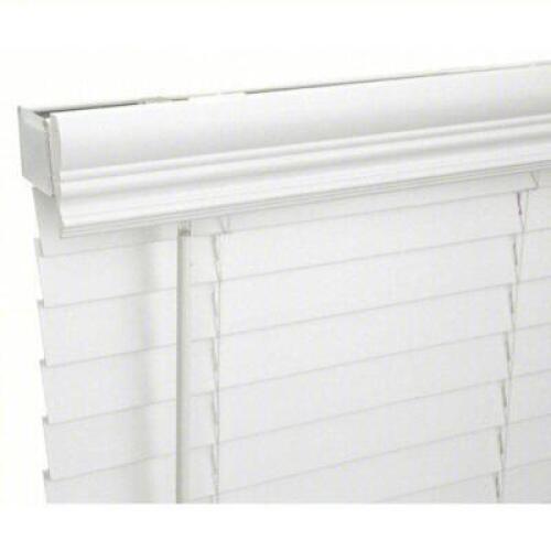 DESCRIPTION: (1) CORDLESS FAUX WOOD BLIND BRAND/MODEL: LOTUS #493P47 INFORMATION: WHITE SIZE: 2" 25X72 RETAIL$: $47.66 EA QTY: 1