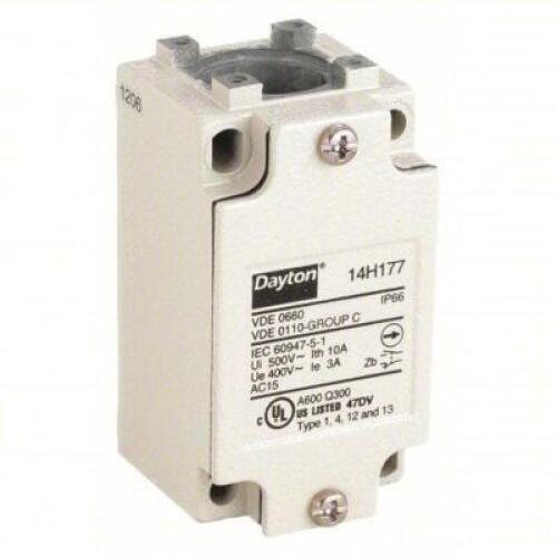 DESCRIPTION: (5) LIMIT SWITCH BODY BRAND/MODEL: DAYTON #14H177 INFORMATION: WHITE SIZE: 1NO/1NC RETAIL$: $28.13 EA QTY: 5