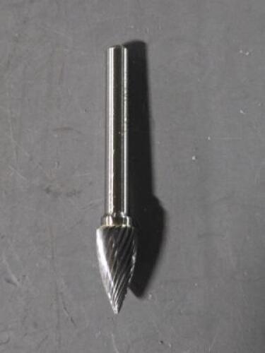 DESCRIPTION: (4) CARBIDE POINTED TREE BUR BRAND/MODEL: WESTWARD 19D759 SIZE: 19mm LOC 1/4" SD RETAIL$: $65.36 QTY: 4