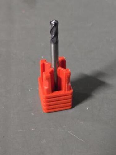 DESCRIPTION: (6) SOLID CARBIDE SQ. END MILL BRAND/MODEL: FULLERTON ZE3200D125017003MGT SIZE: 1/8" DIA 1/4" LOC RETAIL$: $174.50 QTY: 6