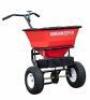 DESCRIPTION: (1) WALK BEHIND SALT SPREADER BRAND/MODEL: BUYERS/3042650 INFORMATION: CAPACITY: 100 LBS/FRAME CARBON STEEL/SPRAY WIDTH: 4' RETAIL$: 215.