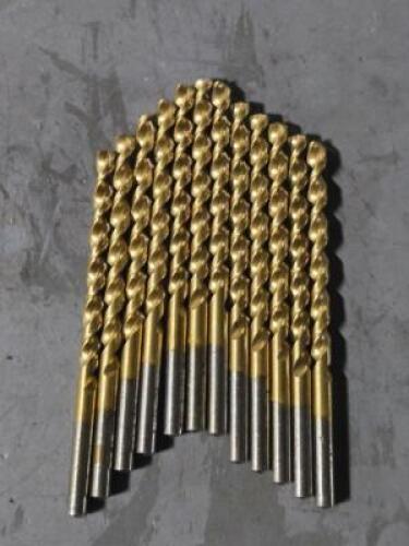 DESCRIPTION: (24) HSS JOBBER DRILL BITS BRAND/MODEL: WESTWARD 6PRN3 SIZE: #5 RETAIL$: $166.08 QTY: 24