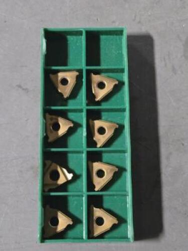 DESCRIPTION: (8) LAYDOWN THREADING INSERTS BRAND/MODEL: TOOL FLO 16NR 10STACME PT GP22 RETAIL$: $135.28 QTY: 8
