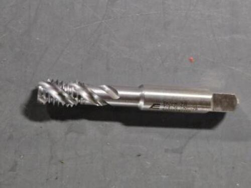 DESCRIPTION: (1) COBALT SPIRAL FLUTE HAND TAP BRAND/MODEL: EMUGE AU513500.5011 SIZE: 3/8-16 UNC RETAIL$: $63.43 QTY: 1