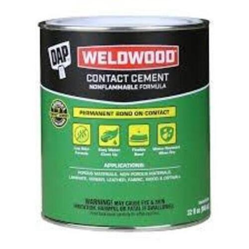 DESCRIPTION: (6) CONTACT CEMENT BRAND/MODEL: WELDWOOD #25312 SIZE: 32 FL OZ RETAIL$: $23.01 EA QTY: 6