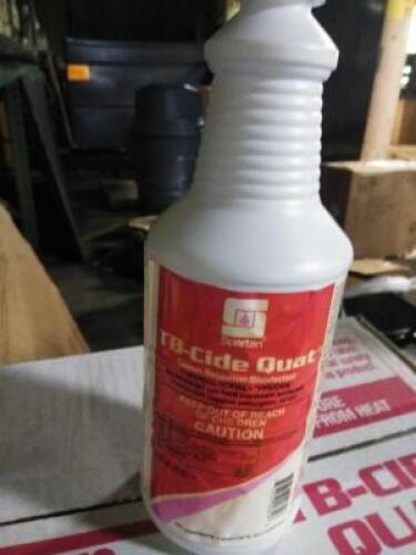 DESCRIPTION: (12) CLEANER DEODORIZER DISINFECTANT BRAND/MODEL: SPARTAN TB-CIDE QUAT RETAIL$: $6.00 EA QTY: 12