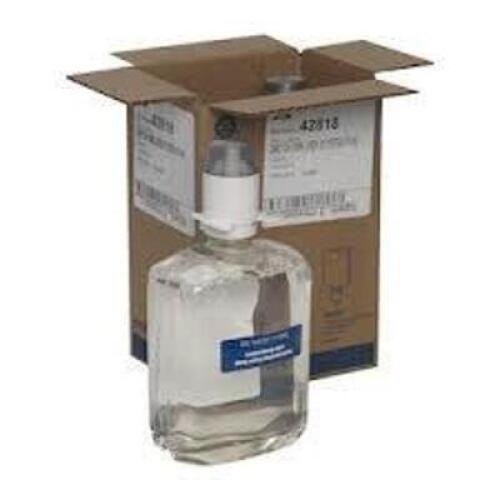 DESCRIPTION: (6) ANTIMICROBIAL FOAM SOAP BRAND/MODEL: ENMOTION #42818 SIZE: 1200 ML RETAIL$: $24.05 EA QTY: 6