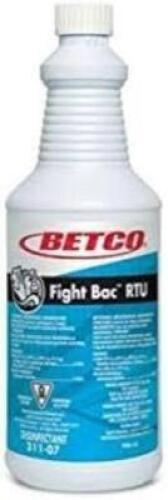 DESCRIPTION: (12) DISINFECTANT BRAND/MODEL: BETCO FIGHT BAC RTU SIZE: 1 QT RETAIL$: $13.78 EA QTY: 12
