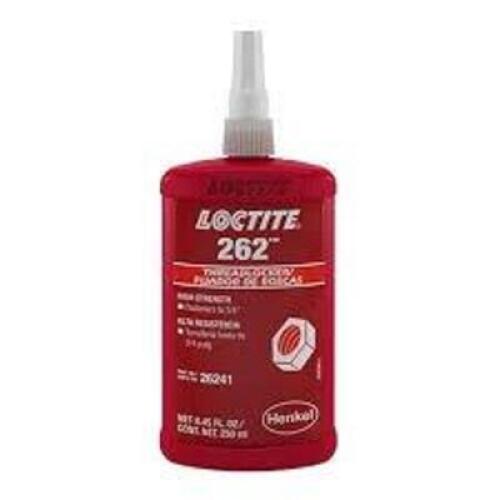 DESCRIPTION: (6) THREADLOCKER BRAND/MODEL: LOCTITE 262 #5E215 SIZE: 1.69 FL OZ RETAIL$: $64.89 EA QTY: 6