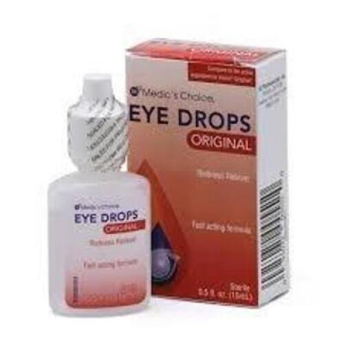 DESCRIPTION: (1) CASE OF (22) EYE DROPS BRAND/MODEL: MEDIC'S CHOICE #463L71 SIZE: 0.5 FL OZ RETAIL$: $200.00 EA QTY: 1