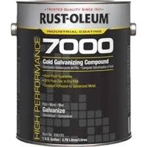 DESCRIPTION: (1) COLD GALVANIZING COMPOUND BRAND/MODEL: RUST-OLEUM #206193 SIZE: 1 GALLON RETAIL$: $295.99 EA QTY: 1