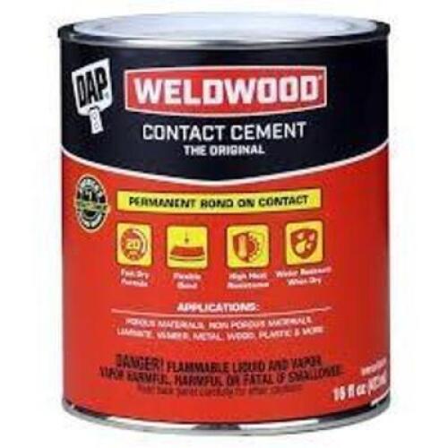 DESCRIPTION: (2) CONTACT CEMENT BRAND/MODEL: WELDWOOD SIZE: 1 GALLON RETAIL$: $80.00 QTY: 2