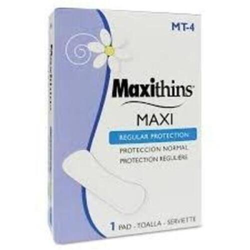 DESCRIPTION: (10) SANITARY NAPKINS BRAND/MODEL: MAXITHINS #MT-4 QTY: 10