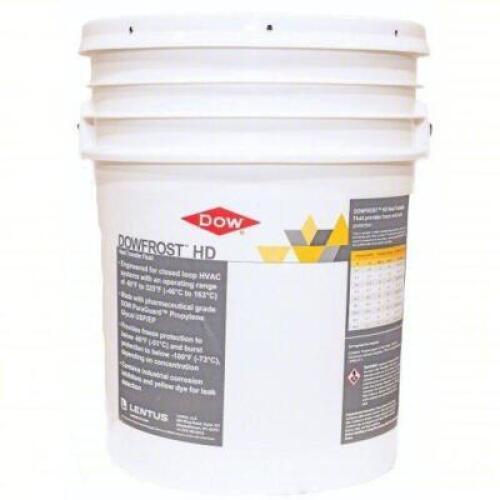 DESCRIPTION: (1) FREEZE PROTECTANT BRAND/MODEL: DOWN FROST #810A15 SIZE: DOWFROST&trade; HD, 70% Concentration, Yellow, 5 gal Pail, -60&deg;F to 325&deg;F RETAIL$: