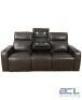 GREYMEL LEATHER POWER RECLINING SOFA WITH CHARGER